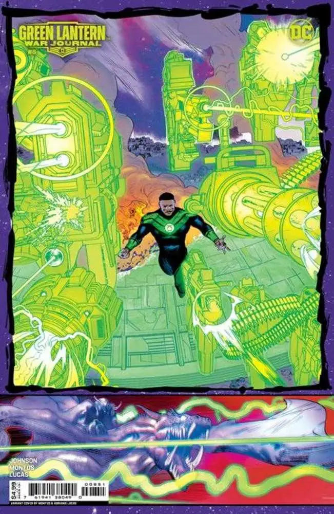 Green Lantern War Journal #8 Cover C Montos Card Stock Variant - Comic Book