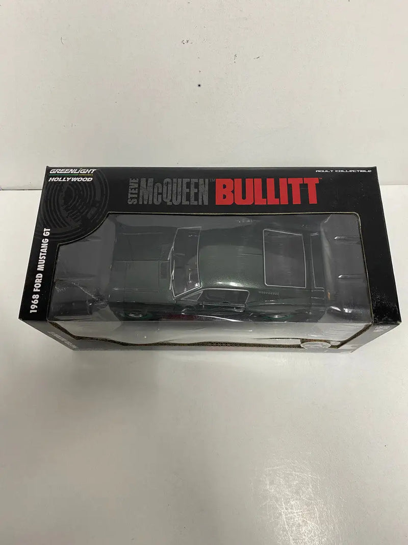 Greenlight 1:24 1968 Ford Mustang GT Steve McQueen CHASE Hobby Exclusive - Collectibles