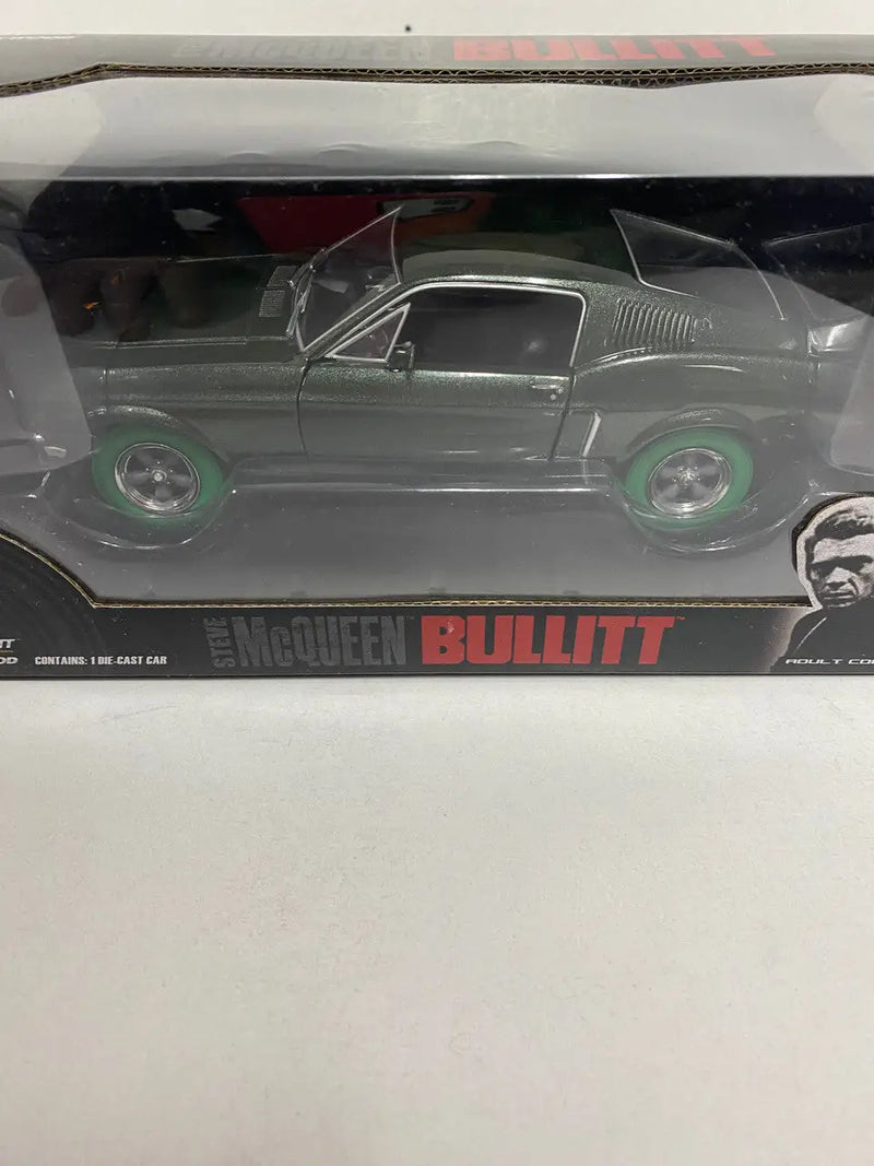 Greenlight 1:24 1968 Ford Mustang GT Steve McQueen CHASE Hobby Exclusive - Collectibles