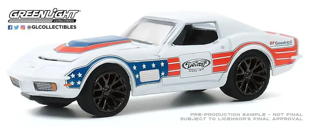 Greenlight 1:64 Detroit Speed Inc Series 1 1972 BFGoodrich Chevy Corvette