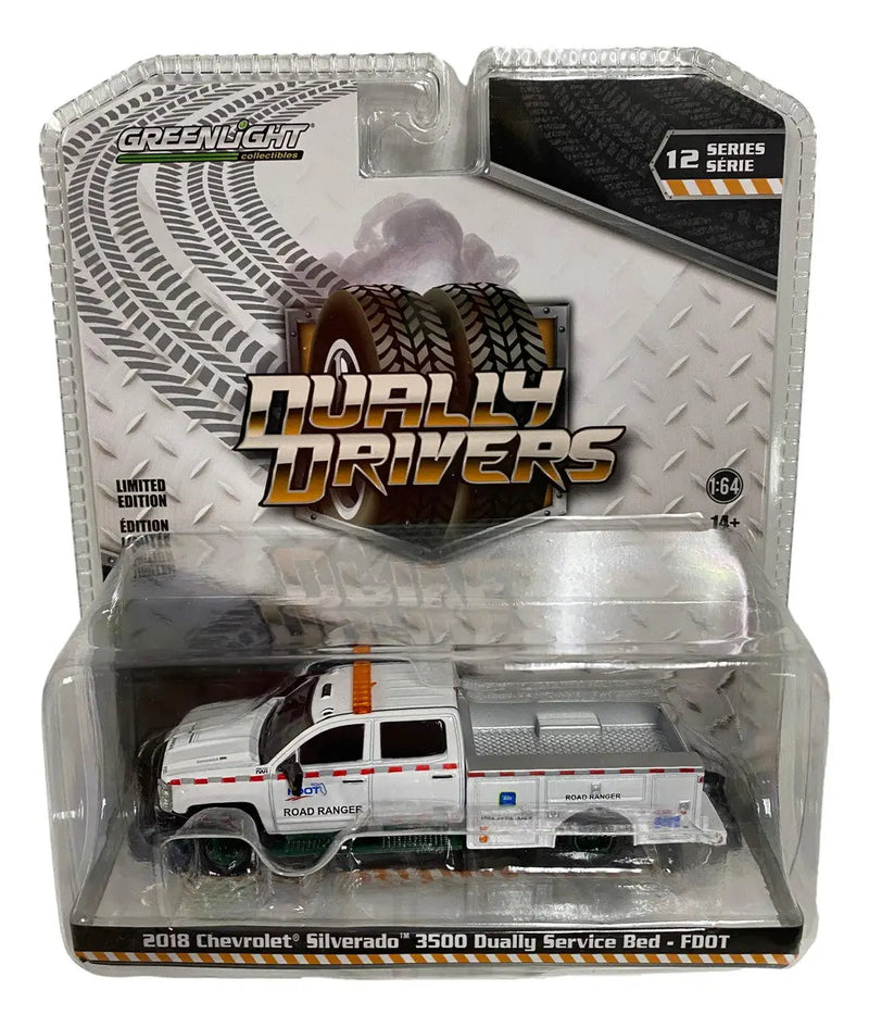Toy model 2018 Chevrolet Silverado Service Dually Driver in packaging for collectors