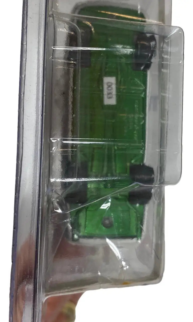 Green toy train engine in packaging for Ford Crown Victoria Alabama State Police Hobby Exclusive Chase