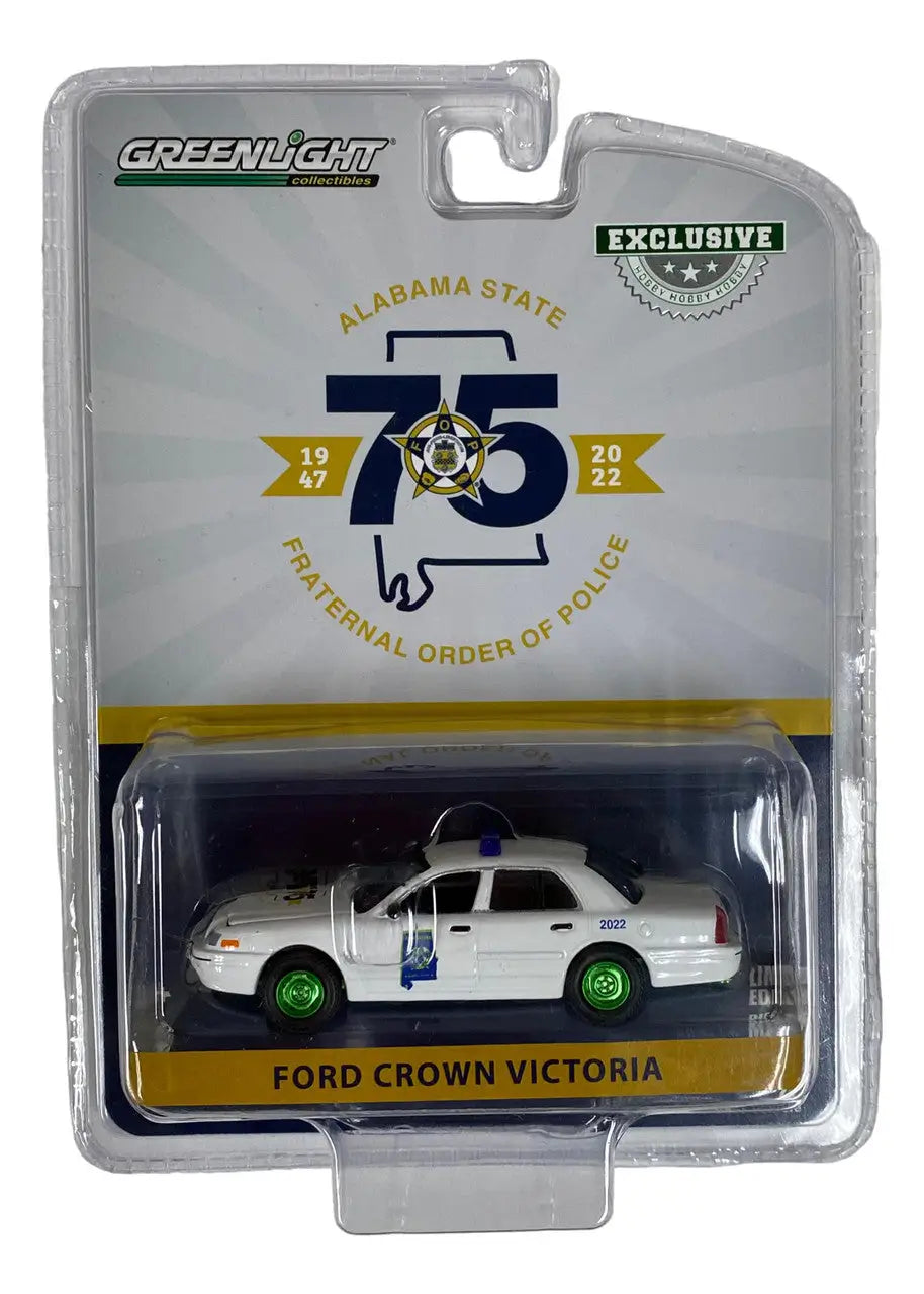 Packaged Ford Crown Victoria die-cast model for Alabama State Police Hobby Exclusive Chase