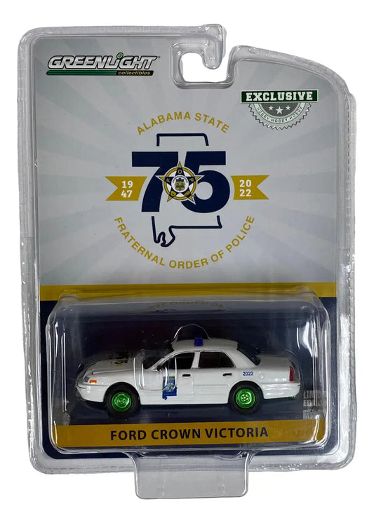 Packaged Ford Crown Victoria die-cast model for Alabama State Police Hobby Exclusive Chase