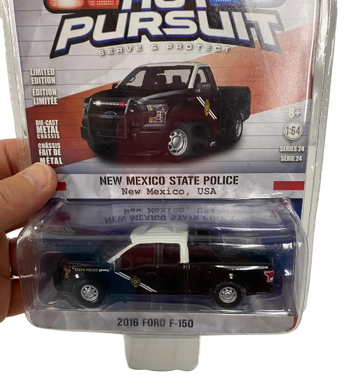Greenlight 1:64 Hot Pursuit Series 24 2016 Ford F-150 (Hobby Exclusive) CHASE