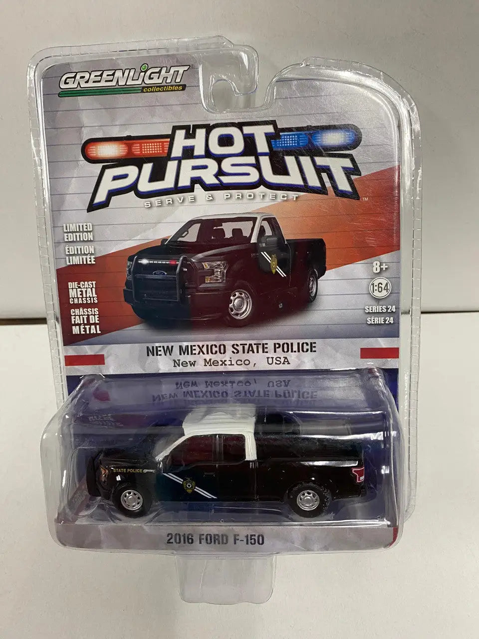 Greenlight 1:64 Hot Pursuit Series 24 2016 Ford F-150 (Hobby Exclusive) CHASE