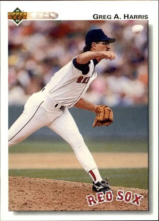 Greg A. Harris 1992 Upper Deck MLB #658 Baseball Card Boston Red Sox - Baseball Card Single