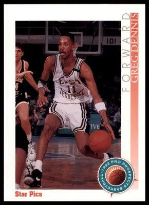 Greg Dennis 1992 Star Pics #66 East Tennessee State Buccaneers - Basketball Card Single