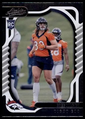Greg Dulcich Rookie 2022 Panini Absolute Retail #163 Denver Broncos - Football Card Single