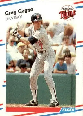 Greg Gagne - 1988 Fleer - #11 - Baseball - Baseball Card Single