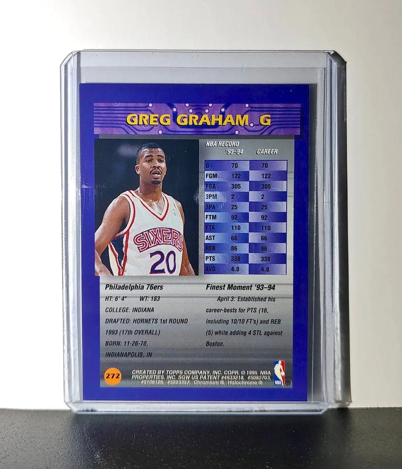 Greg Graham 1994-95 Topps Finest #272 Basketball Card