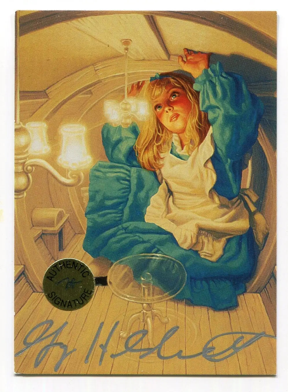 GREG HILDEBRANDT II Comic Images 1993 Pack-Pulled AUTO CARD Alice in Wonderland - Entertainment Card Single