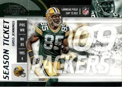 Greg Jennings - 2009 Playoff Contenders - #37 - Football - Football Card Single