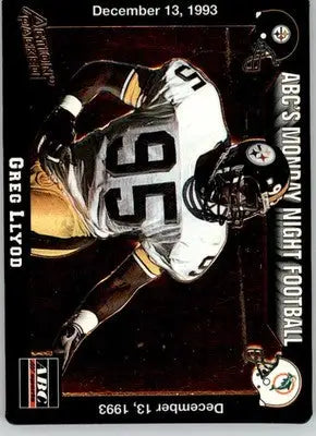 Greg Lloyd - 1993 Action Packed Monday Night Football - #63 - Football - Football Card Single
