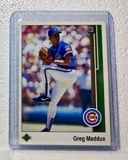 Greg Maddux 1989 Upper Deck MLB #241 Baseball Card Atlanta Chicago Cubs - Baseball Card Single