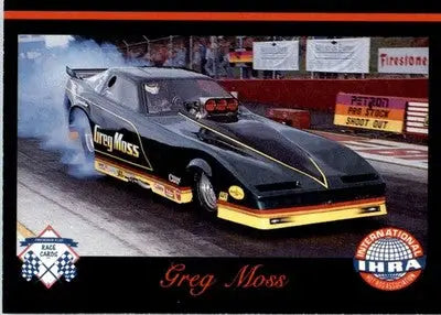 Greg Moss - 1989 Checkered Flag IHRA - #89 - Racing - Racing Card Single