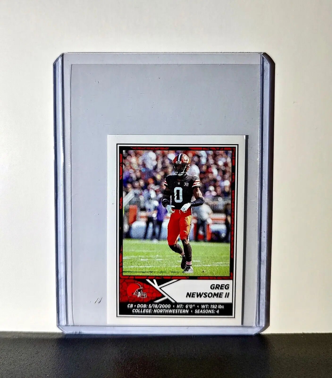 Greg Newsome II 2024 Panini NFL Sticker #150 Cleveland Browns