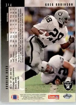 Greg Robinson - 1994 Upper Deck - #314 - Electric Football - Football Card Single