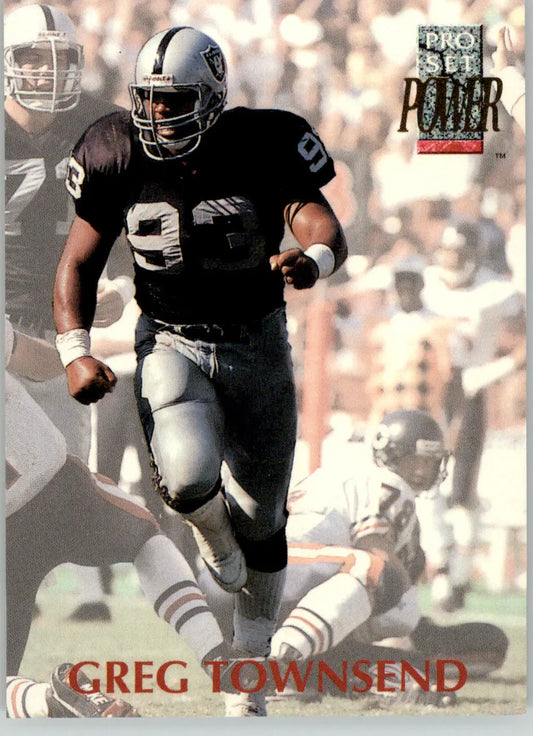 Greg Townsend - 1992 Pro Set Power - #193 - Football - Football Card Single