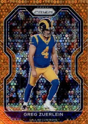 Greg Zuerlein - 2020 Panini Prizm - #279 - Prizm Disco Football - Football Card Single