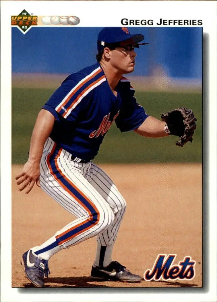 Gregg Jefferies 1992 Upper Deck MLB #133 Baseball Card New York Mets