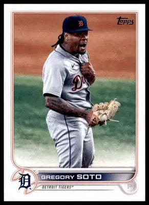 Gregory Soto 2022 Topps #17 Detroit Tigers - Baseball Card Single