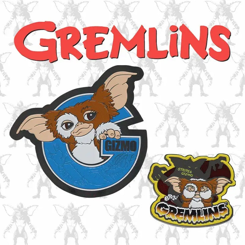 Gremlins Limited Edition Medallion and Pin Set Brand New Factory Sealed - Entertainment Memorabilia