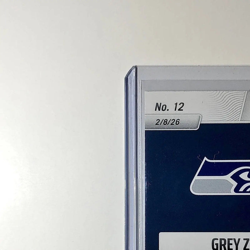 Grey Zabel Rookie 2026 Panini NFL Super Bowl LIX Champions #12 Card Seahawks - Football Card Single