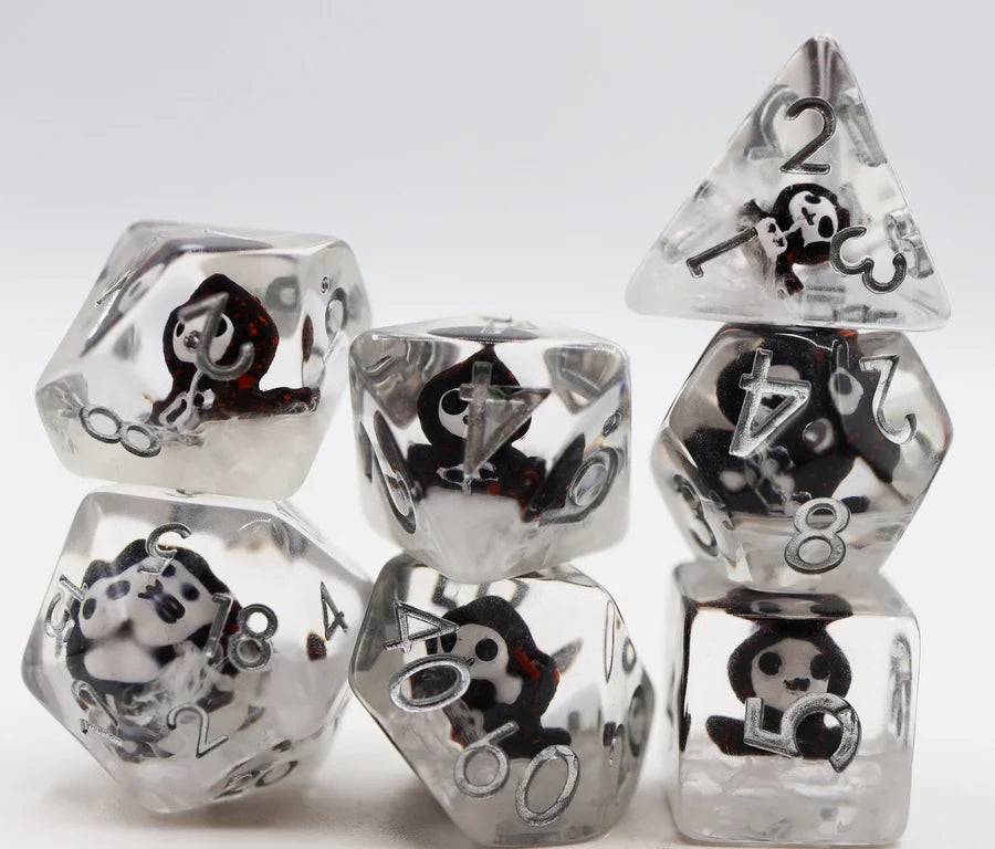 Foam Brain RPG Dice Set - Grim Reaper