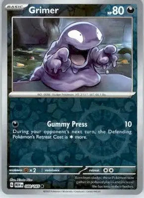 Grimer - SV: Scarlet & Violet 151 - 088/165 - Reverse Holo NM - Pokémon Card Single