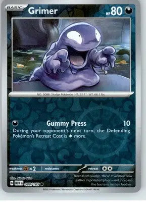 Grimer - SV: Scarlet & Violet 151 - Reverse Holo NM - #088/165 - Pokémon Card Single