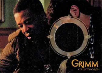 Circular object resembling a porthole in Grimm 2013 Trading Card of Russell Hornsby as Hank Griffin