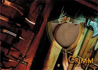 Ornate golden chalice with GRIMM inscribed, from Grimm 2013 Medieval Hammer Pick