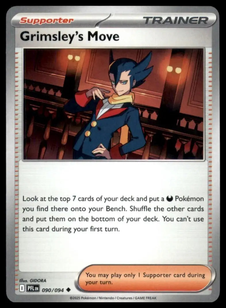 Grimsley’s Move 090/094 Me02: Phantasmal Flames Regular Pokemon - Pokémon Card Single