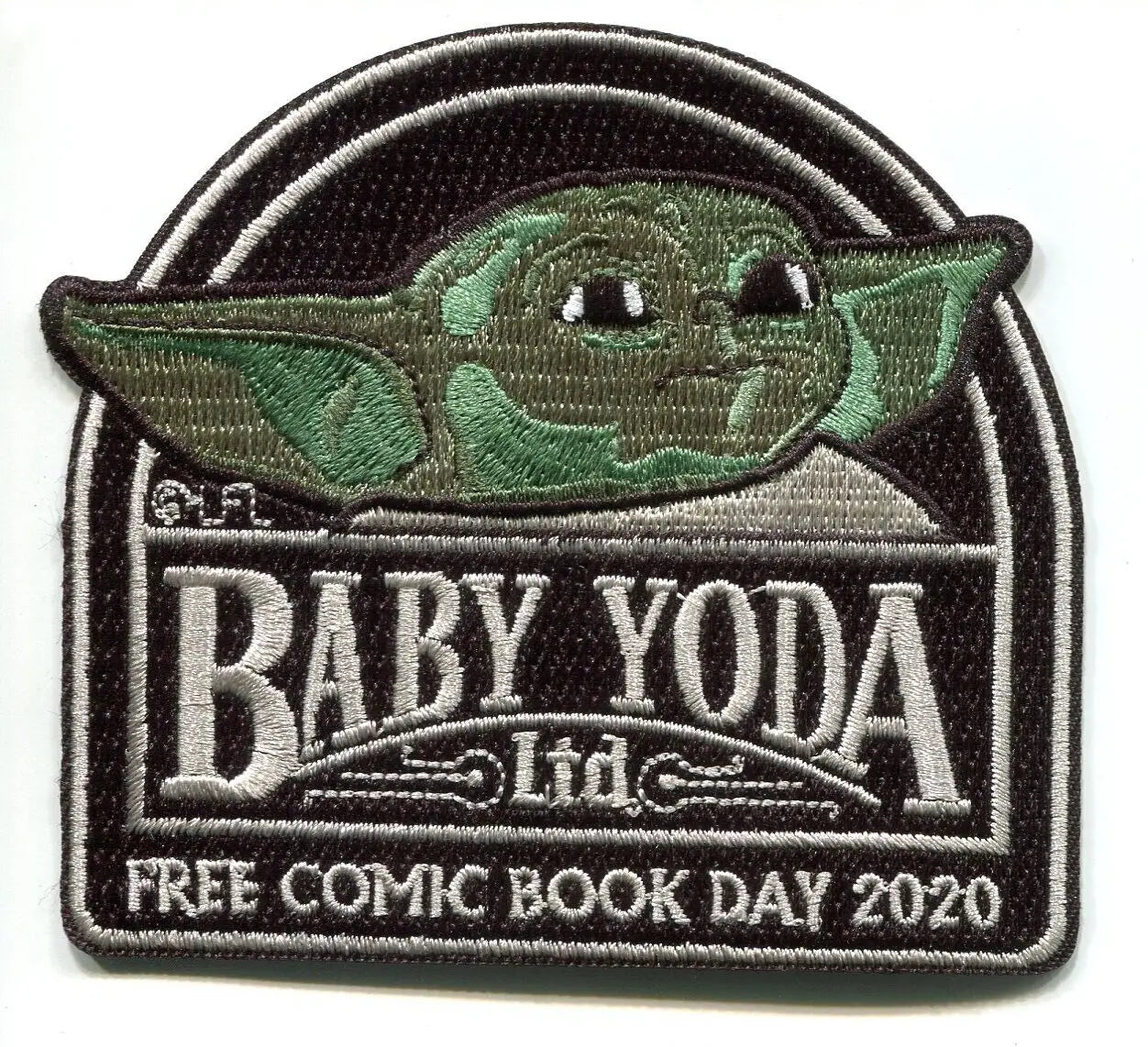 Grogu Star Wars Baby Yoda FCBD Free Comic Book Day 2020 Embroidered 4’’ Patch - Collectibles