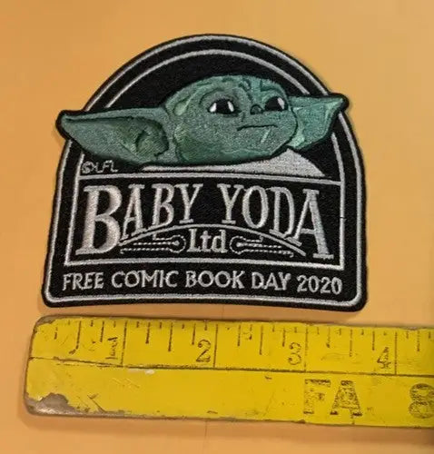 Grogu Star Wars Baby Yoda FCBD Free Comic Book Day 2020 Embroidered 4’’ Patch - Collectibles