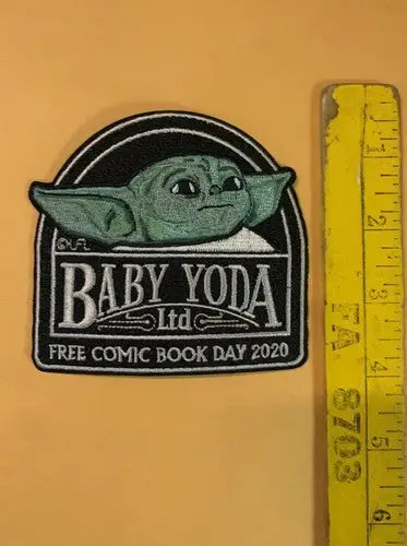 Grogu Star Wars Baby Yoda FCBD Free Comic Book Day 2020 Embroidered 4’’ Patch - Collectibles