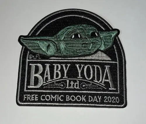 Grogu Star Wars Baby Yoda FCBD Free Comic Book Day 2020 Embroidered 4’’ Patch - Collectibles