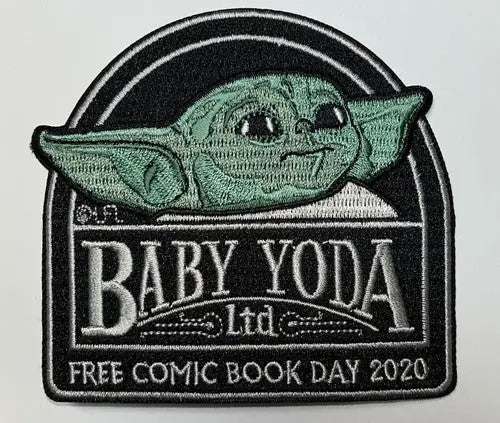 Grogu Star Wars Baby Yoda FCBD Free Comic Book Day 2020 Embroidered 4’’ Patch - Collectibles