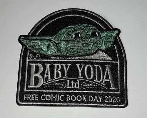 Grogu Star Wars Baby Yoda FCBD Free Comic Book Day 2020 Embroidered 4’’ Patch - Collectibles
