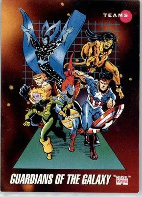 Guardians of the Galaxy - 1992 Impel Marvel Universe - NM - #178 - Marvel Card Single