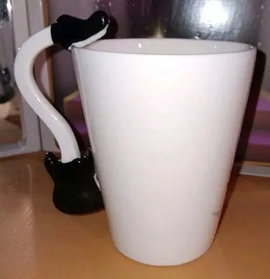 Guitar Handle Coffee Mug 8 oz Music Notes Ceramic Cup Musician Guitarist Gift - Other