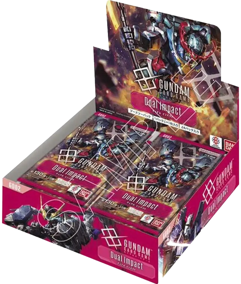 GUNDAM CARD GAME Booster Box Dual Impact [GD02] - TCG Card Box