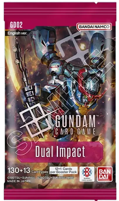 GUNDAM CARD GAME Booster Box Dual Impact [GD02] - TCG Card Box