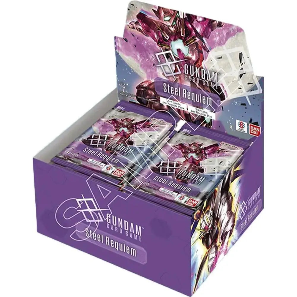 GUNDAM CARD GAME Booster Box Steel Requiem [GD03] - TCG Card Box