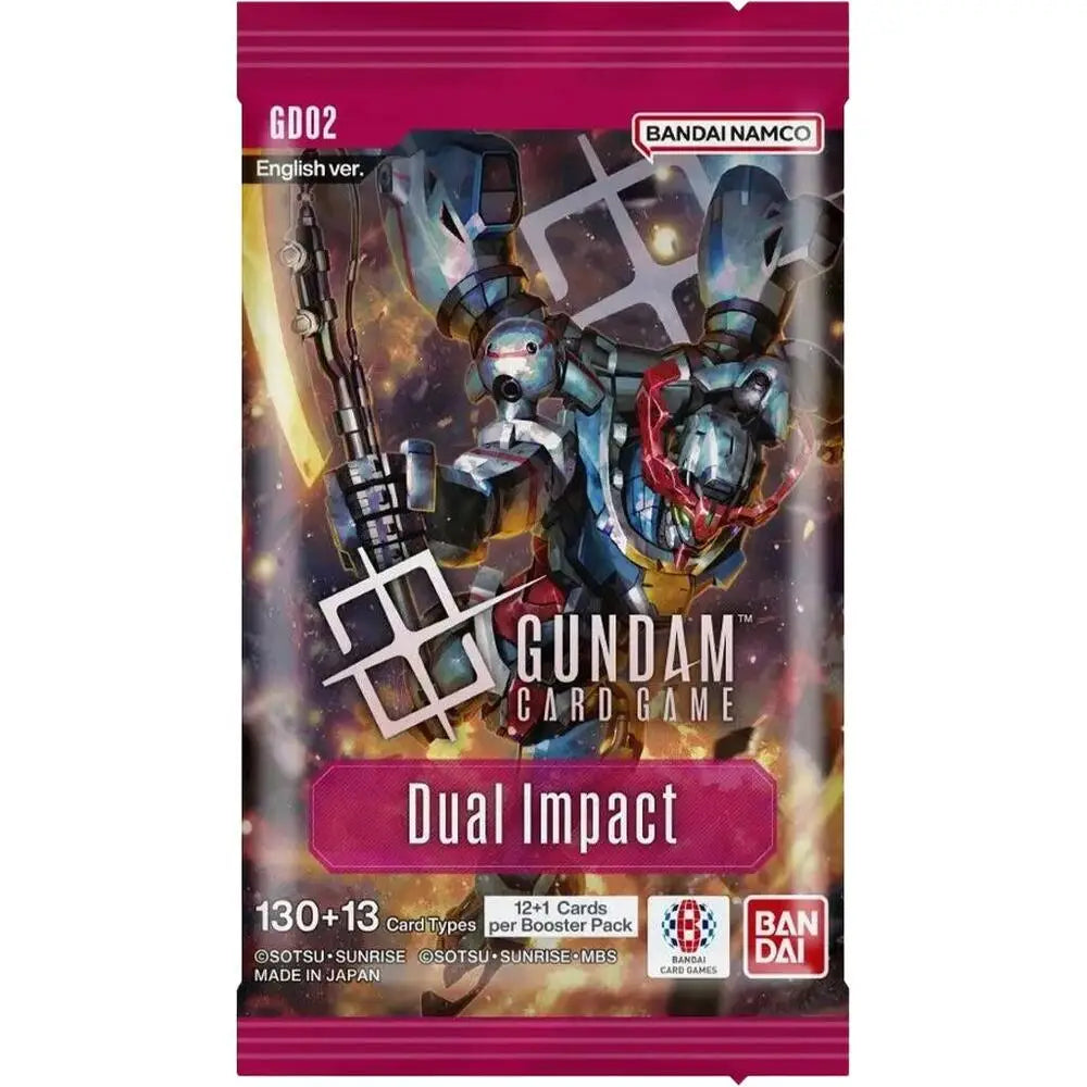 GUNDAM CARD GAME Booster Pack Dual Impact [GD02] - TCG Card Box