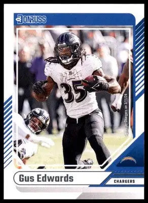 Gus Edwards 2024 Donruss #169 Los Angeles Chargers - Football Card Single