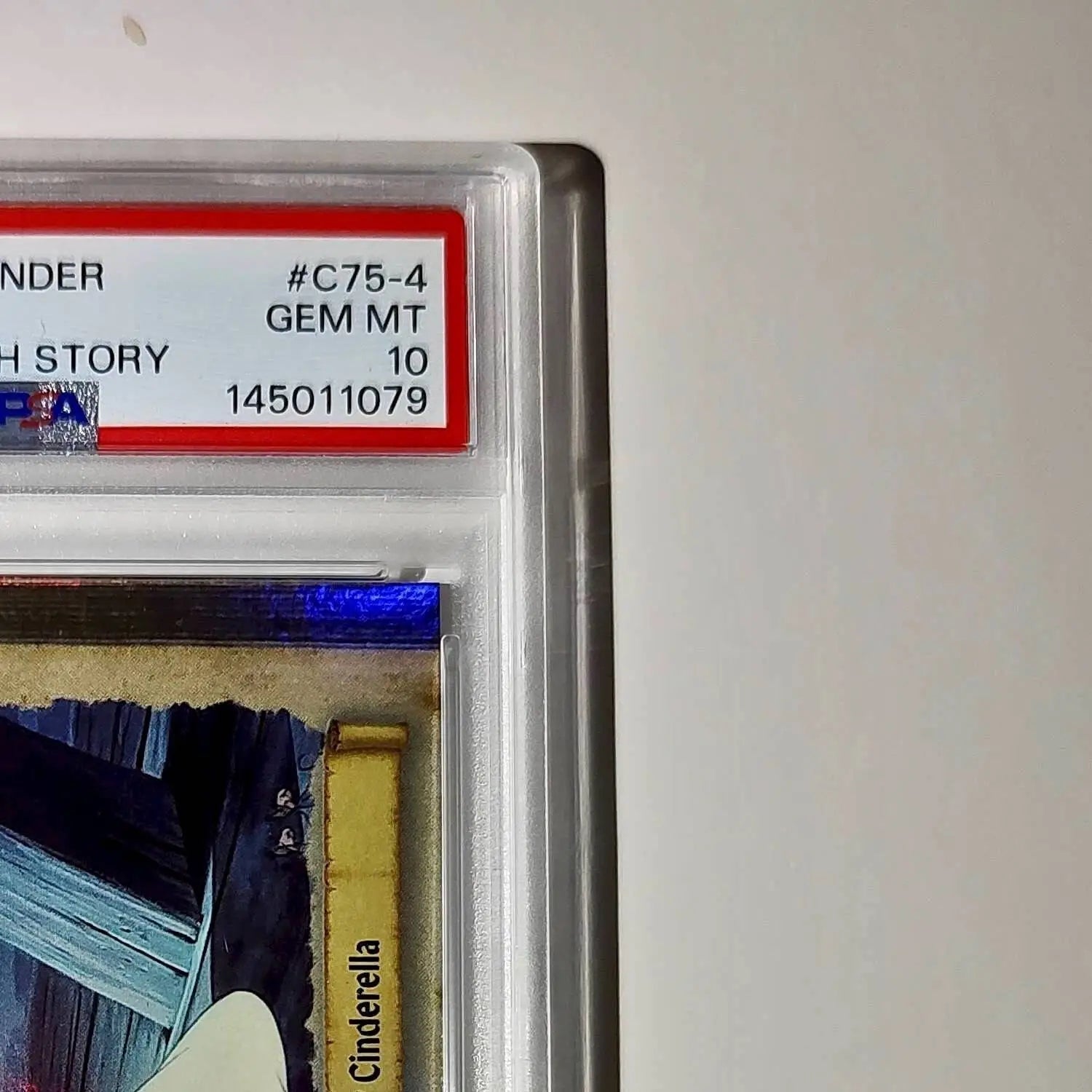 Gus is rescued by Cinderella 2025 Topps Disney #C75-4 Cinderella PSA 10 - Non-Sports Card Single