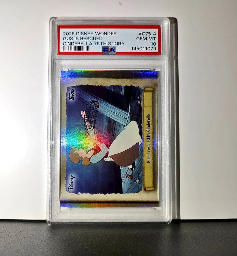 Gus is rescued by Cinderella 2025 Topps Disney #C75-4 Cinderella PSA 10 - Non-Sports Card Single