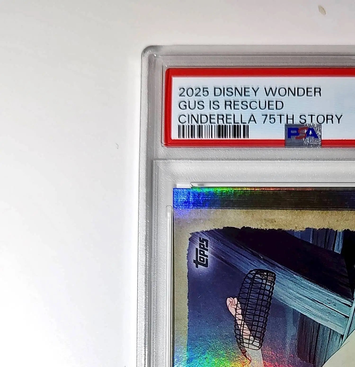 Gus is rescued by Cinderella 2025 Topps Disney #C75-4 Cinderella PSA 9 - Non-Sports Card Single
